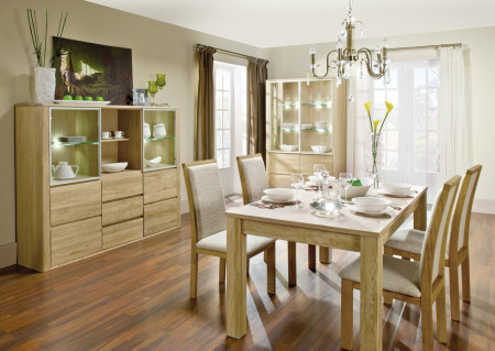 Dubový sekretář luxusní, Nice 47 dub bianco