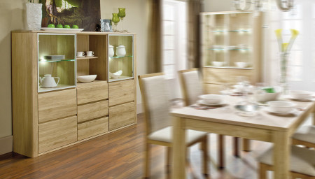 Dubový sekretář luxusní, Nice 47 dub bianco