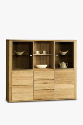 Dubový sekretár luxusný, Nice 47 dub natural