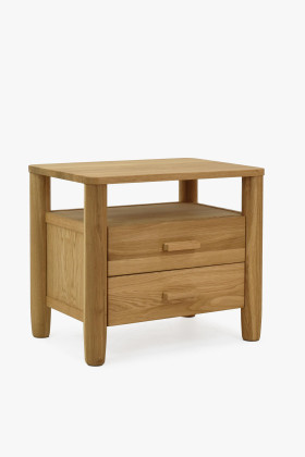 Dubový nočný stolík z masívu dub