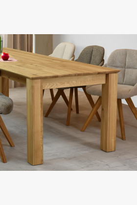 Dřevěný rozkládací stůl 180 x 90 cm, + 100 cm 2