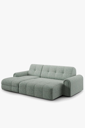 Rohová sedačka s úložným prostorem a funkcí spaní, levá 2