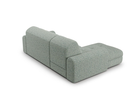 Rohová sedačka s úložným prostorem a funkcí spaní, levá