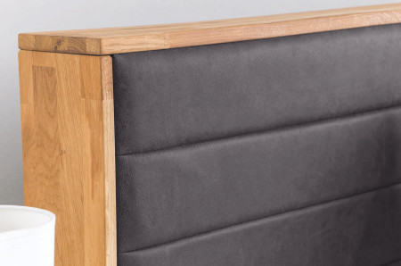 Postel boxspring s úložným prostorem, Moneta 200 tmavá