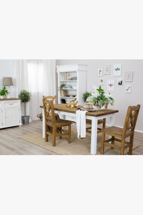 Jídelní stůl Provence 140 x 80 cm patina 2