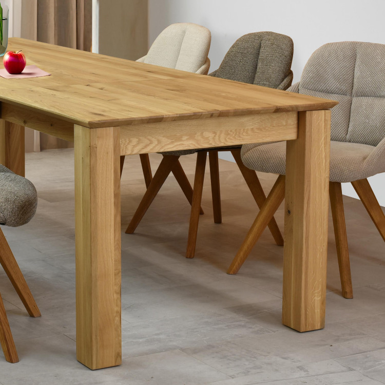 Dřevěný rozkládací stůl 200 x 90 cm, + 100 cm