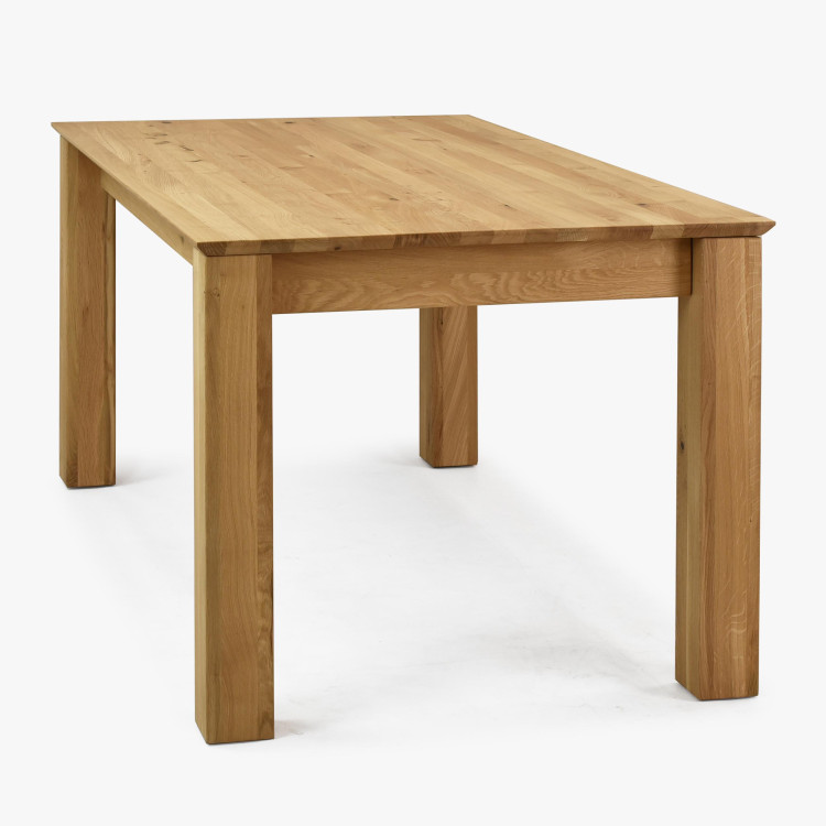 Dřevěný rozkládací stůl 200 x 90 cm, + 100 cm