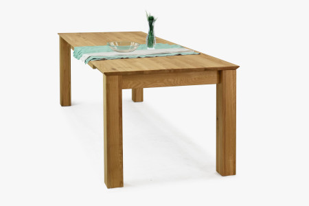 Dřevěný rozkládací stůl 200 x 90 cm, + 100 cm