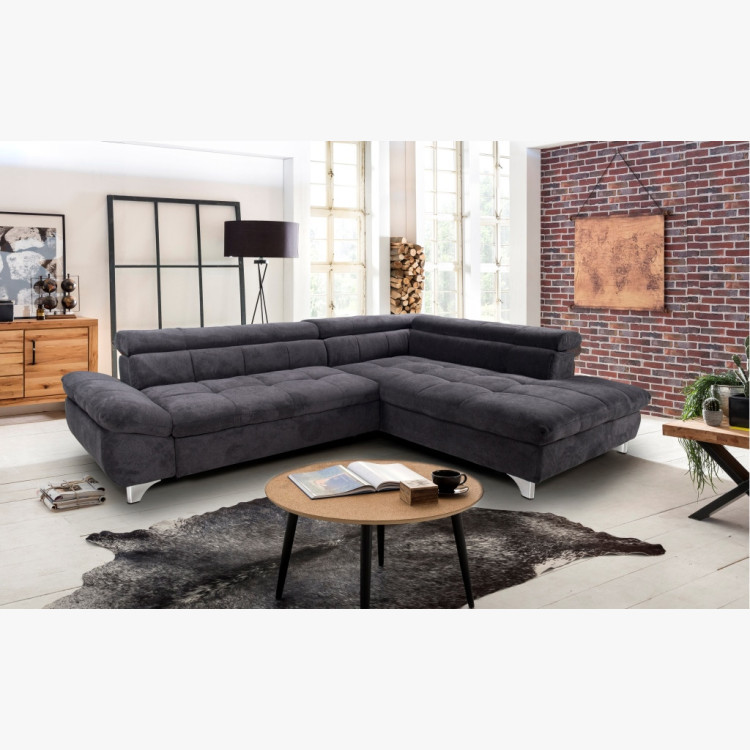 Rohová sedačka s funkcí spaní , Roh v pravo