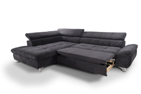 Rohová sedačka s funkcí spaní , Roh v levo
