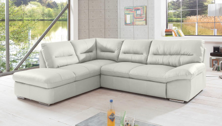 Rohová sedací souprava - pravá kůže, roh v levo - výber barvy