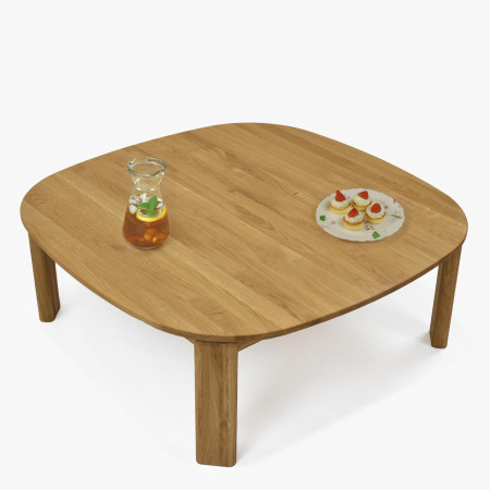 Dubový konferenční stolek 110 x 110 cm