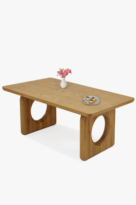 Konferenčný dizajnový stolík dub