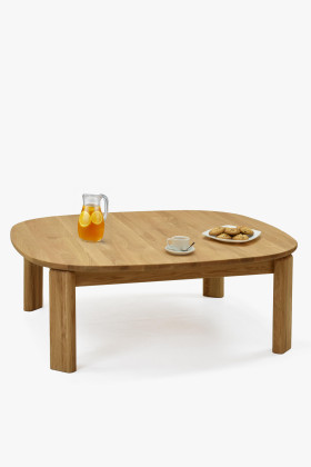 Dubový konferenčný stolík 90 x 90 cm