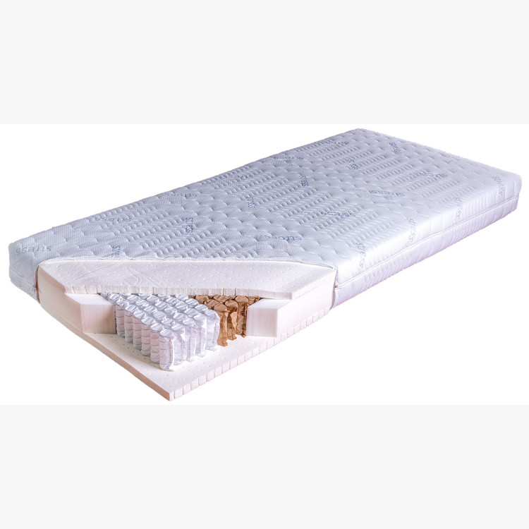 Luxusní taštičková matrace + latex Neapol 120 x 200, H2