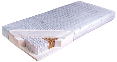 Luxusní taštičková matrace + latex Neapol 120 x 200, H2