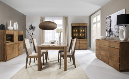 Luxusní vitrina z dubu, helsinki 12 ON