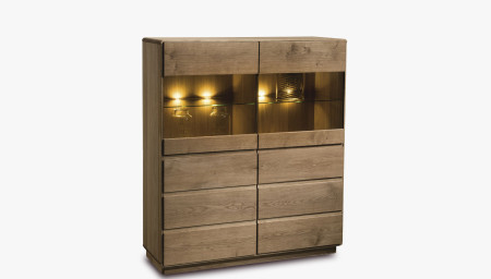 Dubová vitrina typ 48 Helsinki DP