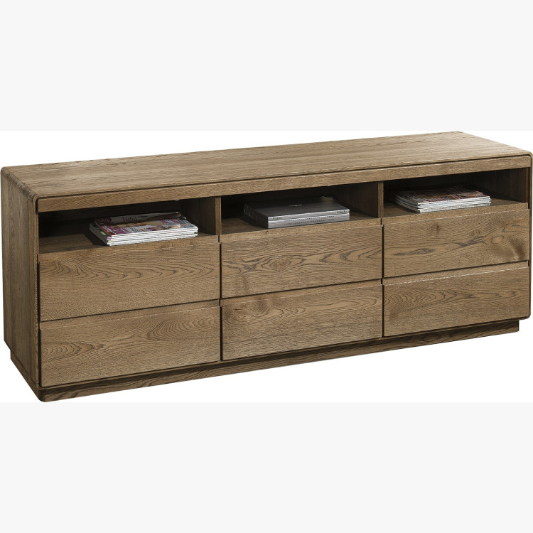 Dřevěný tv stolek z dubu, Helsinki 26 DP