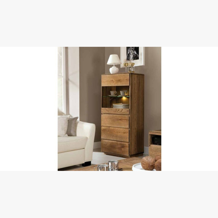 Dubová vitrina do obýváku, helsinki 51 on