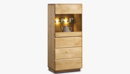 Dubová vitrina do obýváku, helsinki 51 on