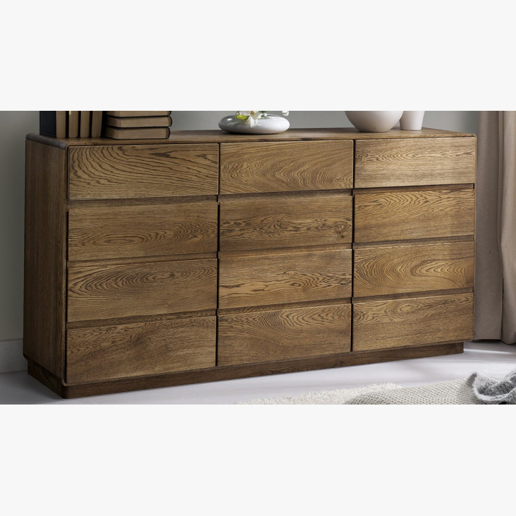 Dřevěná dubová komoda, helsinki 49 ON