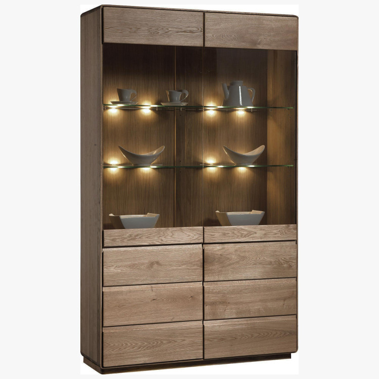 Luxusní vitrina z dubu, helsinki 12 DP