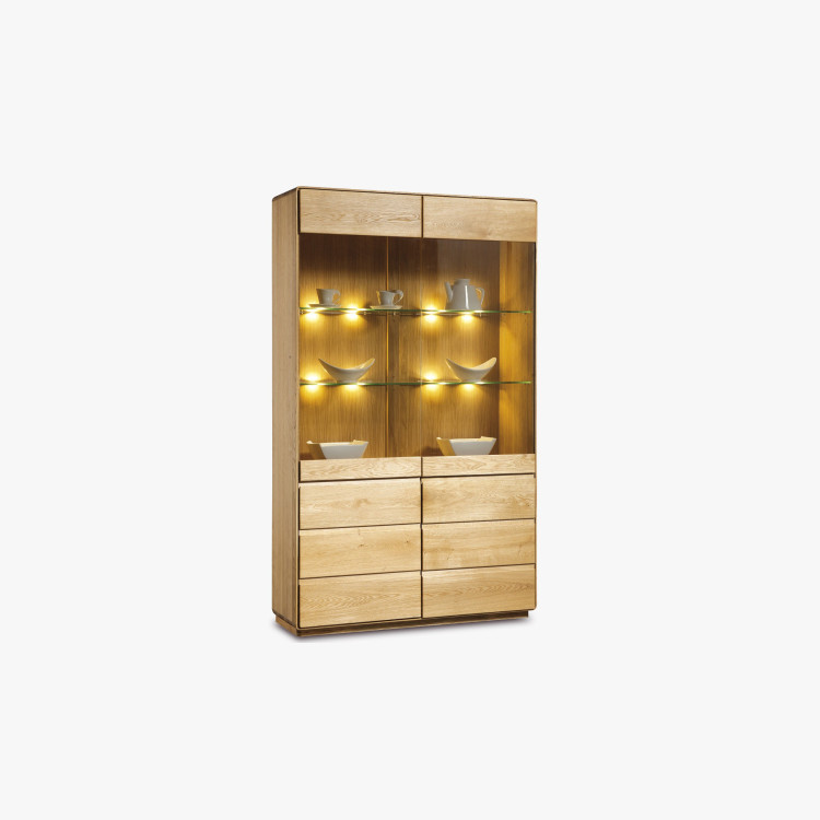 Luxusní vitrina z dubu, helsinki 12 DP