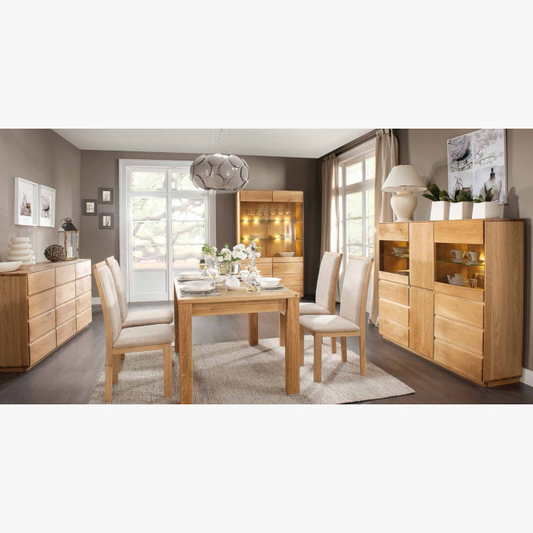 Luxusní vitrina z dubu, helsinki 12 DP