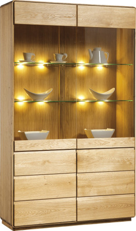 Luxusní vitrina z dubu, helsinki 12 DP
