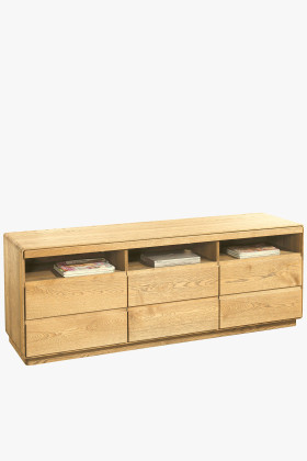 Drevený TV stolík z dubu, Helsinki 26 ON