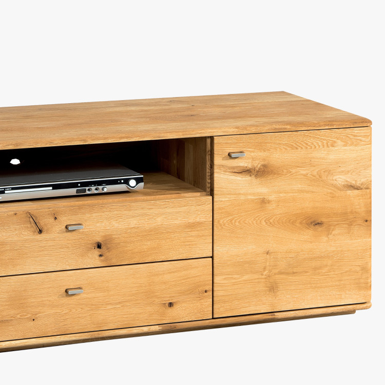 Dlouhý televizní stolek masív dub, Typ 25 DP