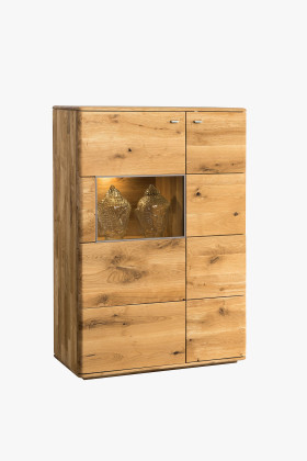 Vysoká komoda s jednou presklenou časťou, Texas typ 45