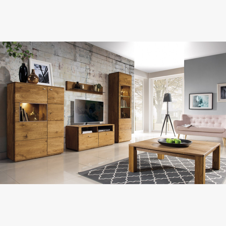 Kratší televizní stolek z dubu, Texas 21 ON