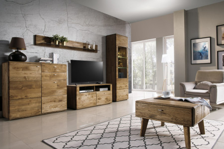 Kratší televizní stolek z dubu, Texas 21 ON