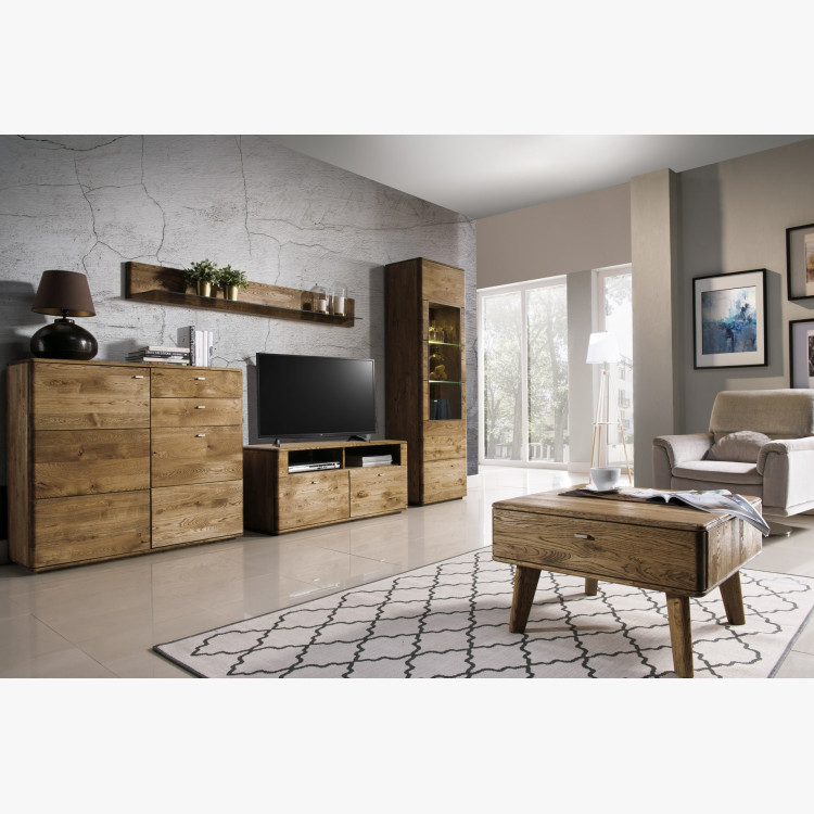 Vysoká komoda z dubu do obýváku, Typ 46 ON