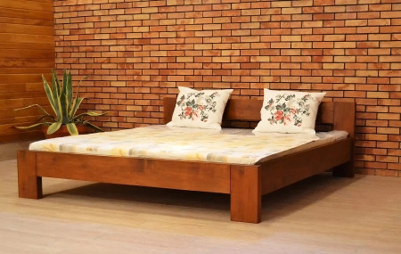 Manželská postel buk model L6 180 - výber barvy