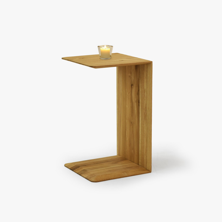 Příruční stolek dřevěný z dubového dřeva