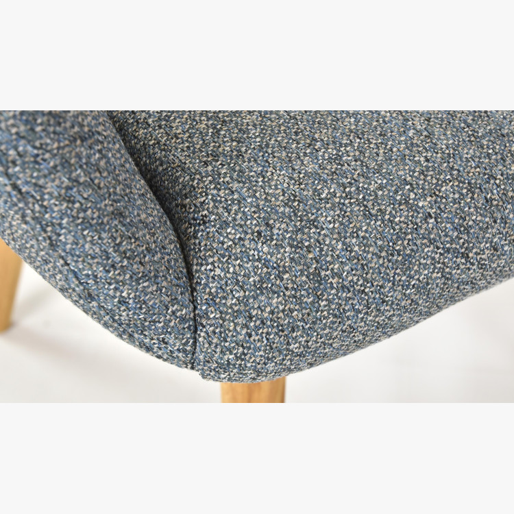 Designová židle s područkami, Sky tmavě šedá