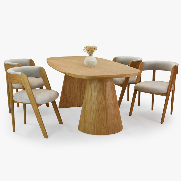 Designový stůl dub 200 x 100 cm