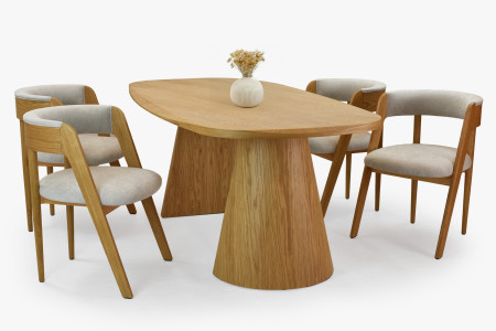 Designový stůl dub 200 x 100 cm