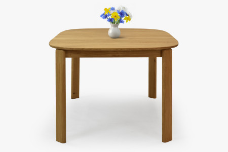 Rozkldací dřevěný jídelní stůl 110-160 cm