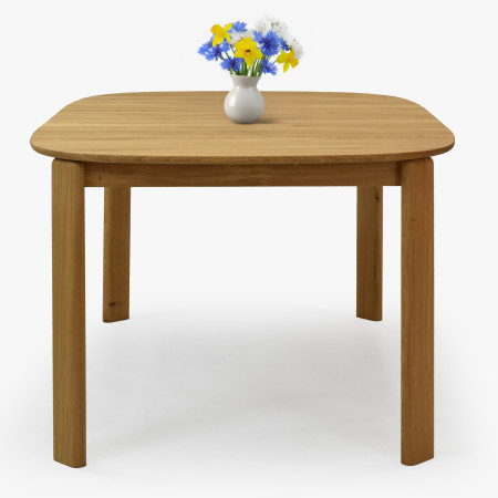 Rozkldací dřevěný jídelní stůl 110-160 cm