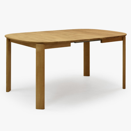 Rozkldací dřevěný jídelní stůl 110-160 cm