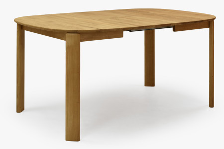 Rozkldací dřevěný jídelní stůl 110-160 cm