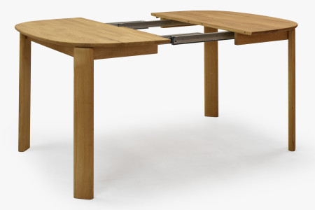 Rozkldací dřevěný jídelní stůl 110-160 cm