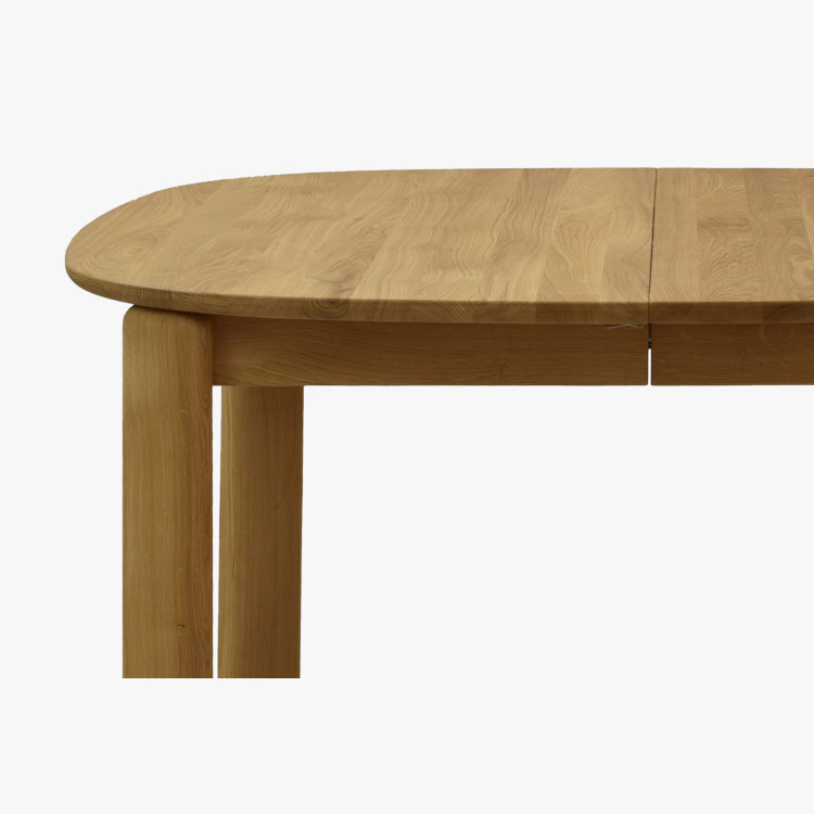 Rozkldací dřevěný jídelní stůl 110-160 cm