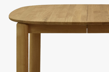 Rozkldací dřevěný jídelní stůl 110-160 cm