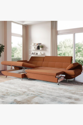 Rohová sedací souprava LIBRA RECBK-3F (Levý roh) 307