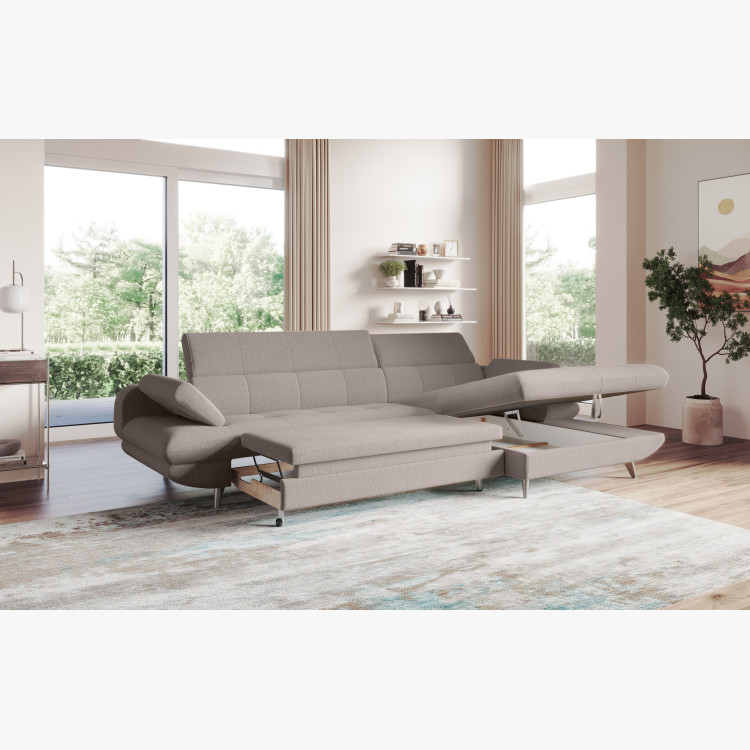 Rohová sedacia súprava LIBRA 3F-RECBK